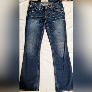 WOMENS BIG STAR HAZEL CURVY FIT BOOTCUT STRETCH FIT JEANS SIZE 27R X 31